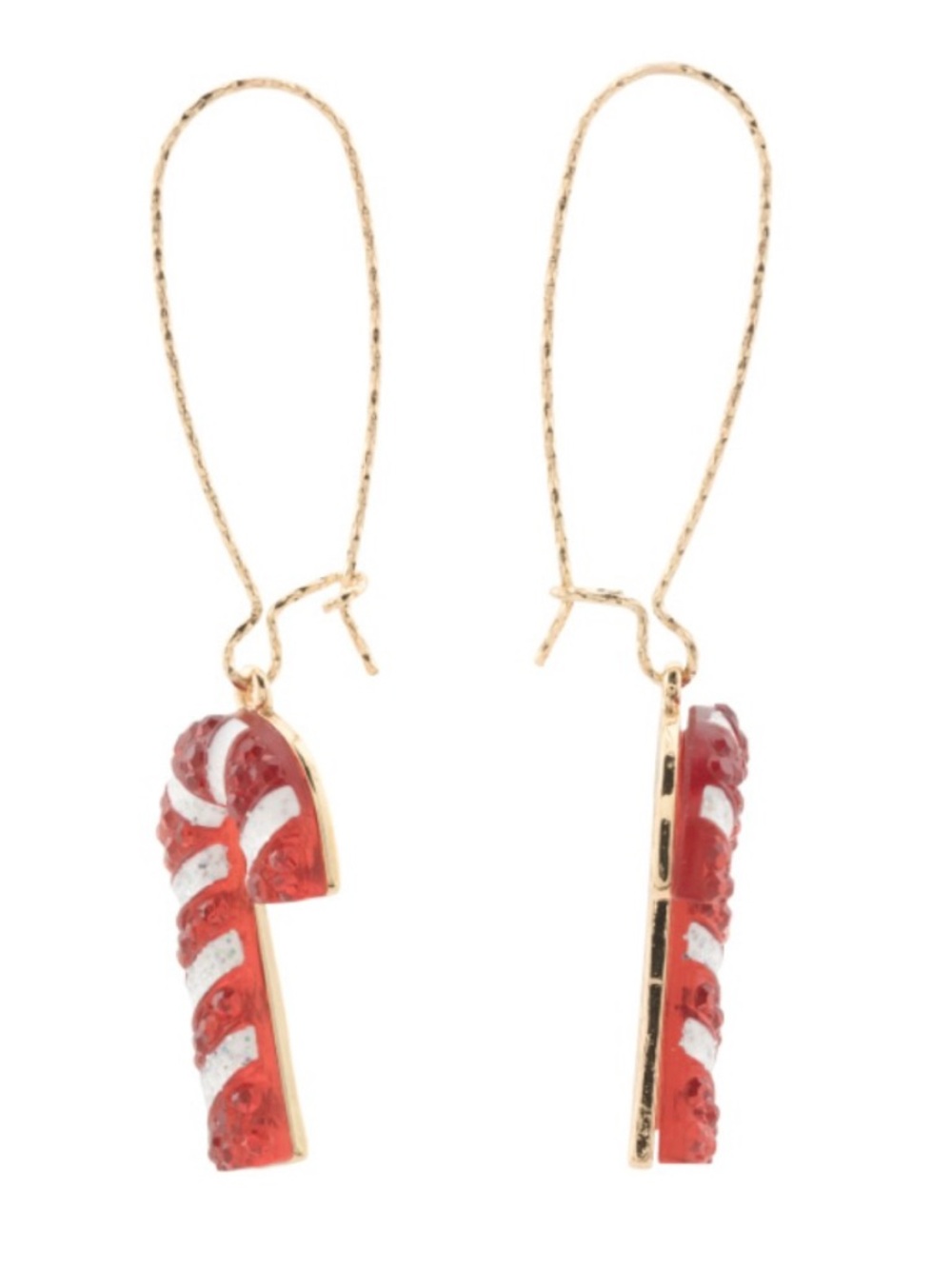 True to Form Candy Cane Dangle Earrings (NWT)